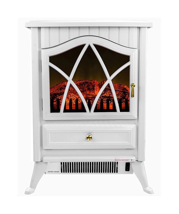 White Free Standing Portable Electric Fireplace Heater TOP SELLING ITEM N5
