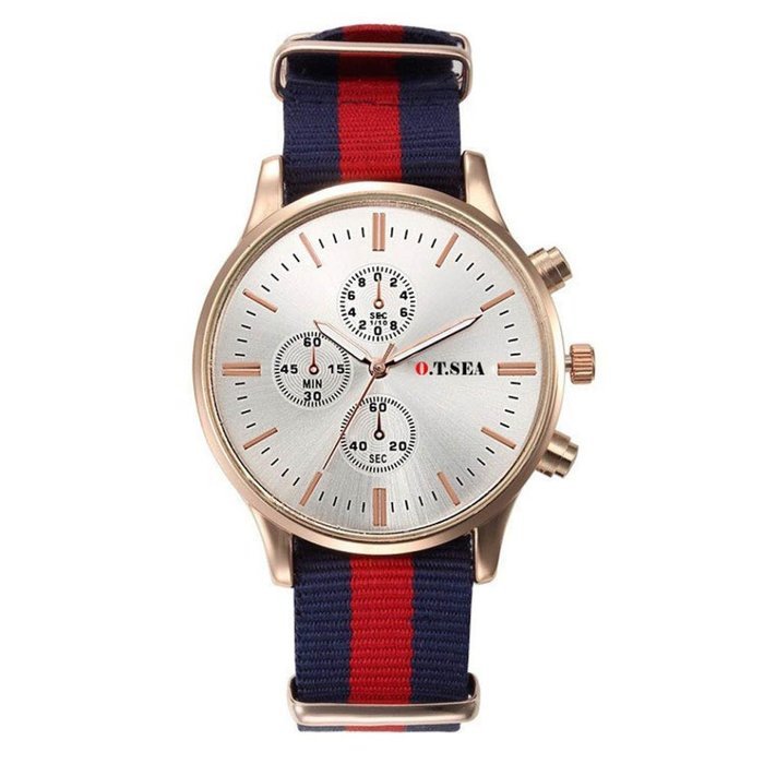 AutumnFall&reg; Luxury Lady Watches Classics Canvas Band Analog Watch Quartz Wrist Watches Gift (E) N7
