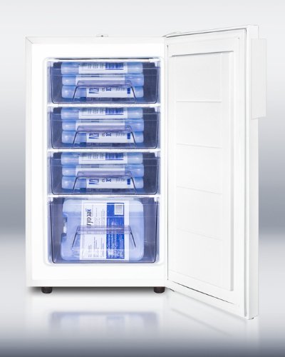 Summit FS407LMEDADA 20" Medically Approved & ADA Compliant Compact Refrigerator with 2.8 cu. ft. Capacity Factory...