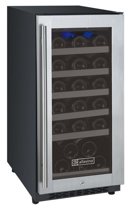 Allavino VSWR56-1SSRN - 56 Bottle Single Zone Wine Cellar Refrigerator with Right Hinge Built-In