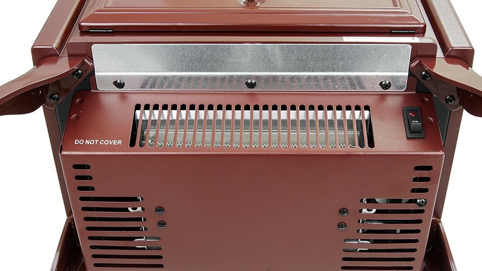 FIREBIRD 16" European Style Freestand Modern Electric Fireplace Heater Stove FB-P2D81-RED N3