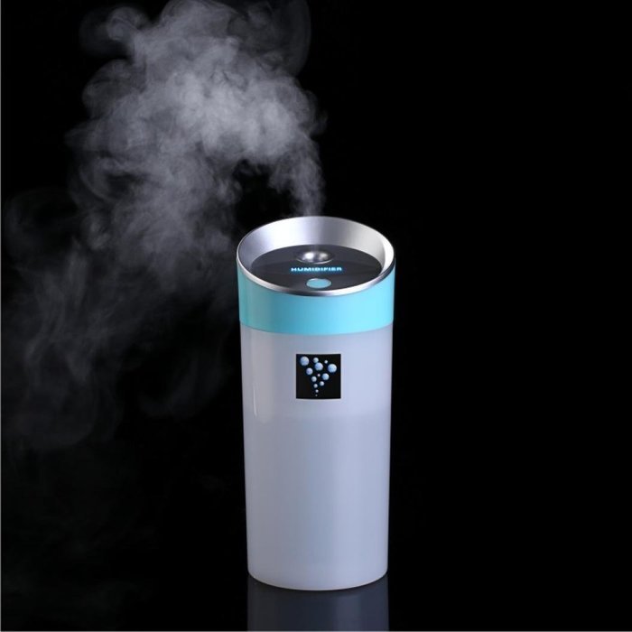 AutumnFall Car Family expenses Anion Humidifier Air Purifier Freshener With USB Interface (Blue) N5
