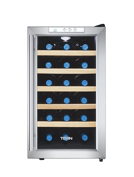 18 Bottle Single Zone Freestanding Wine Refrigerator