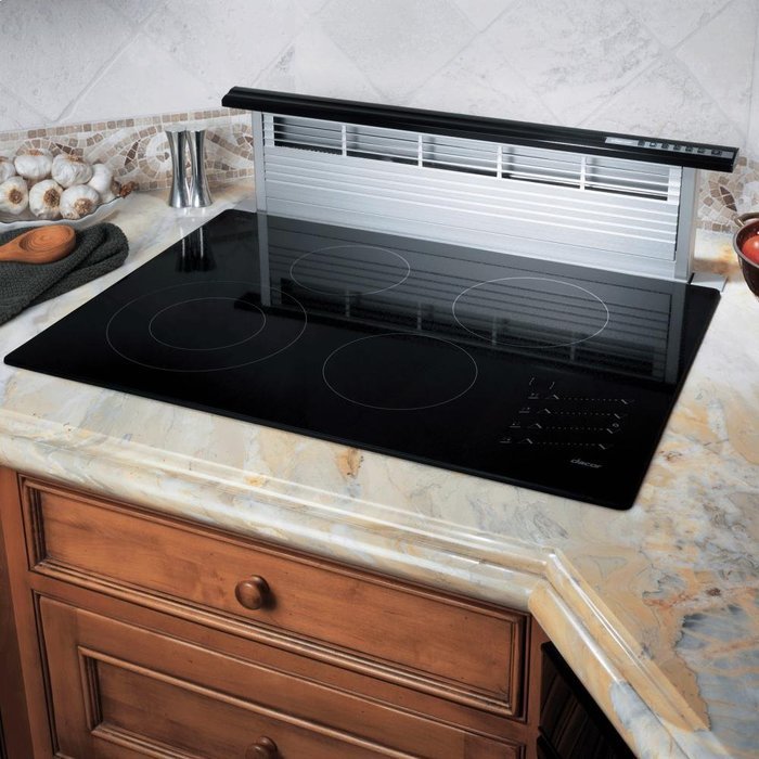Renaissance Epicure 30" Downdraft Range Hood With Easy-To-Clean Filters Infinite Blower Speed Control & In Stainless N2