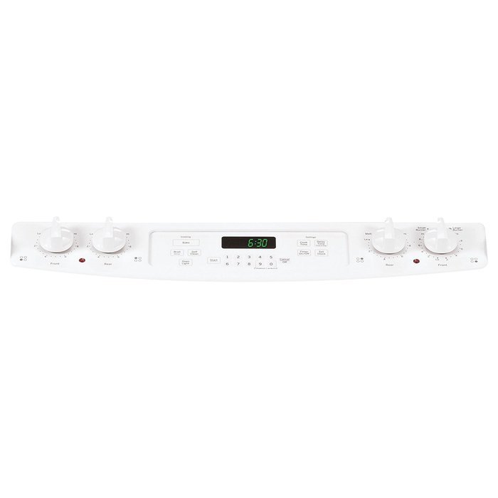 GE JS630DFWW 30" White Electric Slide-In Smoothtop Range N2