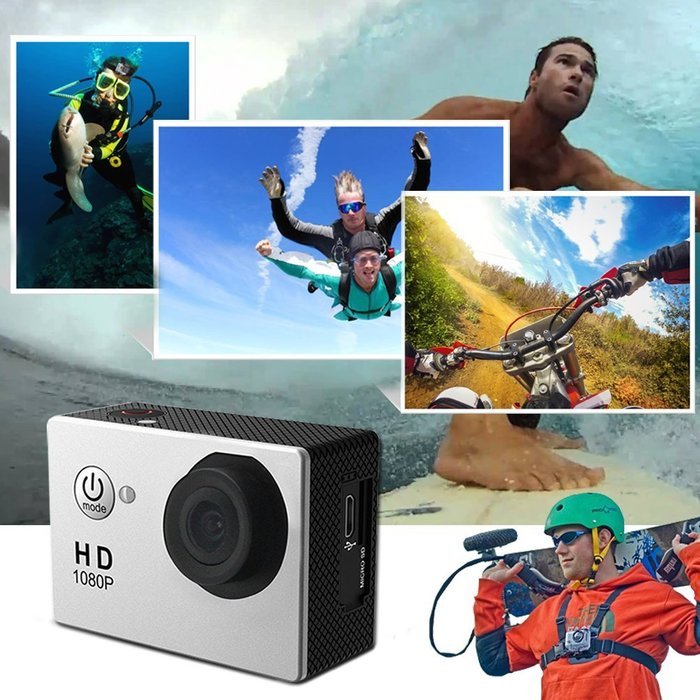 KoolCam AC200 HD 1080p ACTION Camera / Camcorder + COMPLETE Accessory Kit Includes: KoolCam AC200 HD 1080p Waterproof... N2