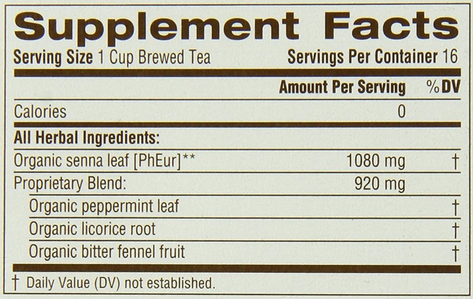 Traditional Medicinals Organic Smooth Move Peppermint Tea, 16 Tea Bags N10