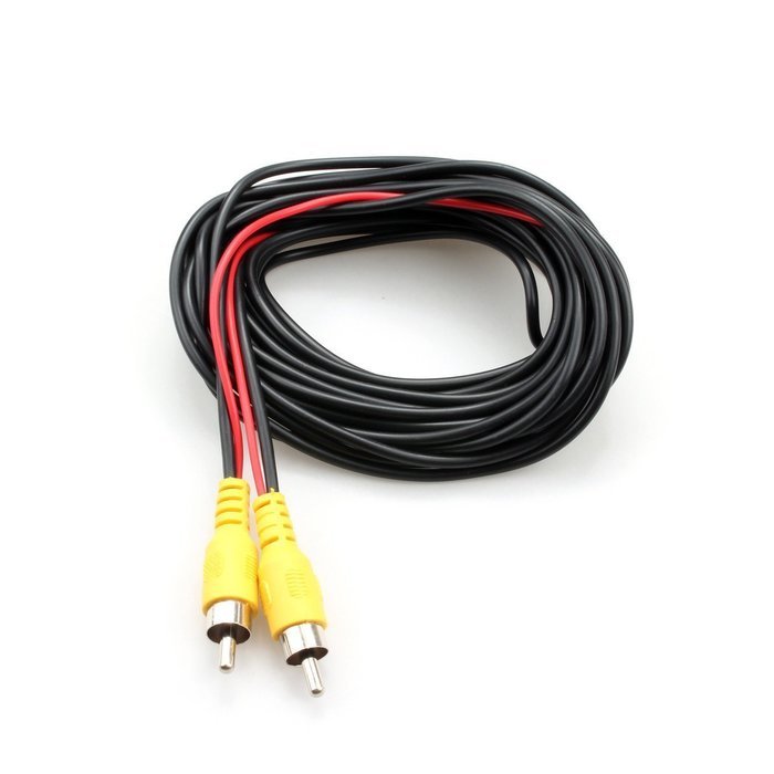 RCA Video Cable,Chuanganzhuo CAR Reverse Rear View Parking Camera Video Cable With Detection Wire (10 M/33 FT) N3