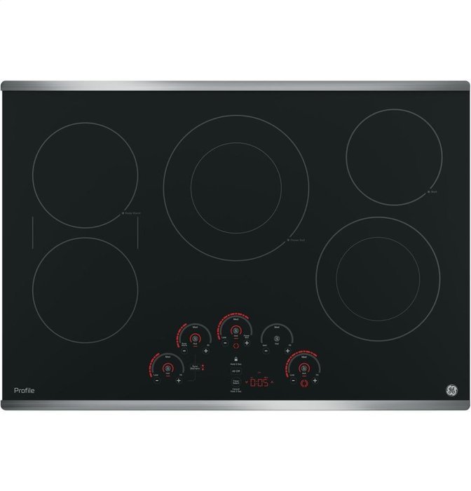 GE PP9030SJSS Profile 30" Stainless Steel Electric Smoothtop Cooktop