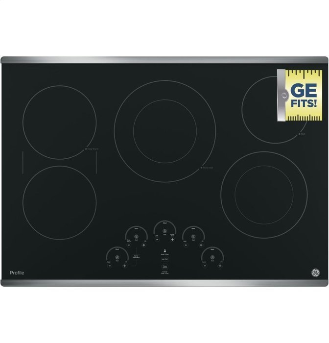GE PP9030SJSS Profile 30" Stainless Steel Electric Smoothtop Cooktop N2