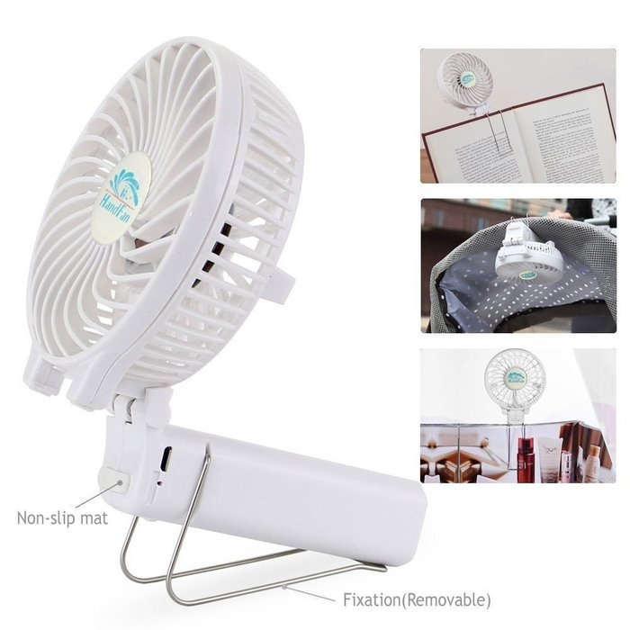 ETONG Handheld Rechargeable Fans 3 Speed Mini Fan Battery Operated Electric Personal Fans Foldable Fans Hand Bar... N7