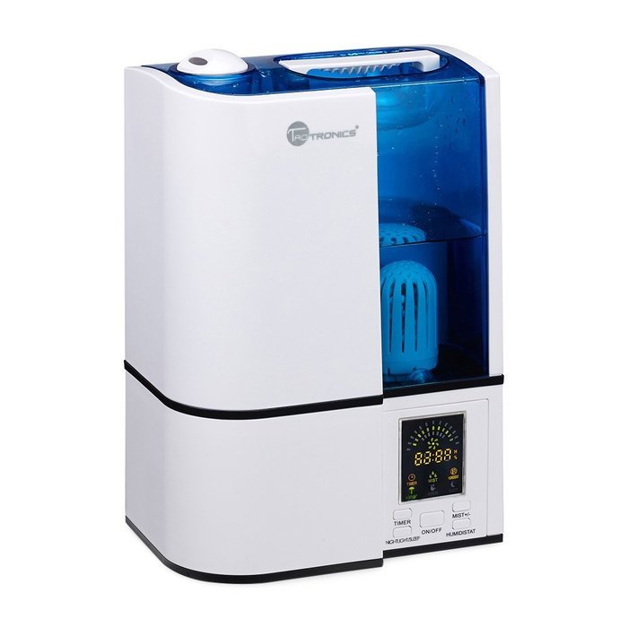 Cool Mist Humidifier with LED Display, TaoTronics Ultrasonic Air Humidifers with No Noise, 4L Large Capacity,... N6