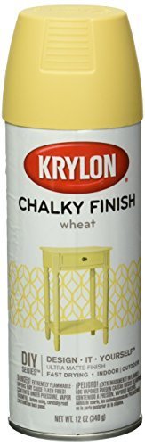 Krylon K04114000 Chalky Finish Spray Paint, Wheat by Krylon