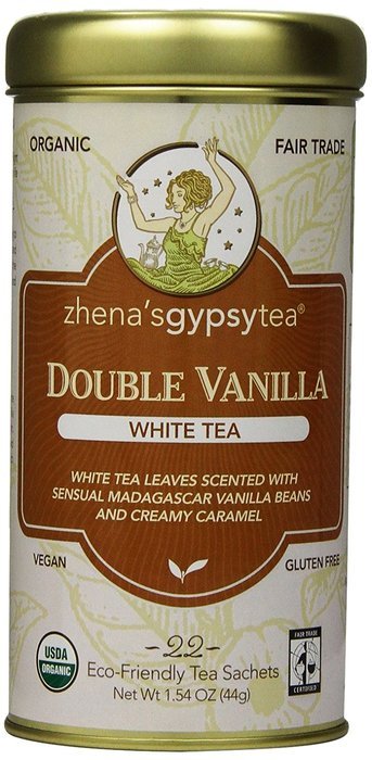 Zhena's Gypsy Tea,Double Vanilla, 22 Count Tea Sachets N4