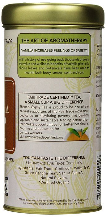 Zhena's Gypsy Tea,Double Vanilla, 22 Count Tea Sachets N5