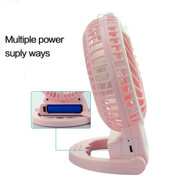 Humidifier Fan,Eridge Handheld USB Mini Fan Portable Cooling Misting Humidifier Water Spray Desk Fans With Built... N12