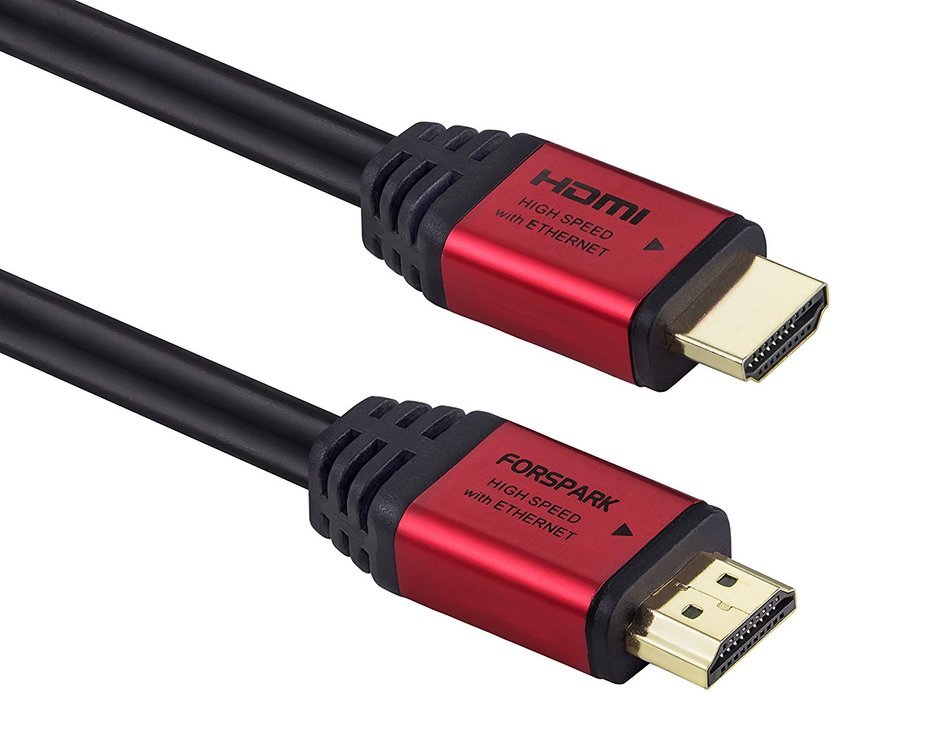 FORSPARK High Speed Ultra HDMI Cable 6ft with Ethernet ,Full HD, Supports 4K, 3D, 1080p Full HD Latest Version... N9