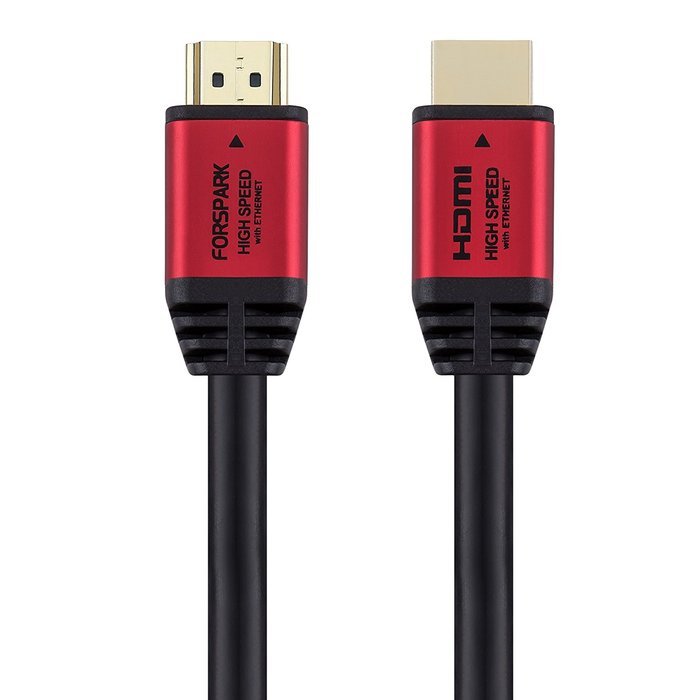 FORSPARK High Speed Ultra HDMI Cable 6ft with Ethernet ,Full HD, Supports 4K, 3D, 1080p Full HD Latest Version... N10