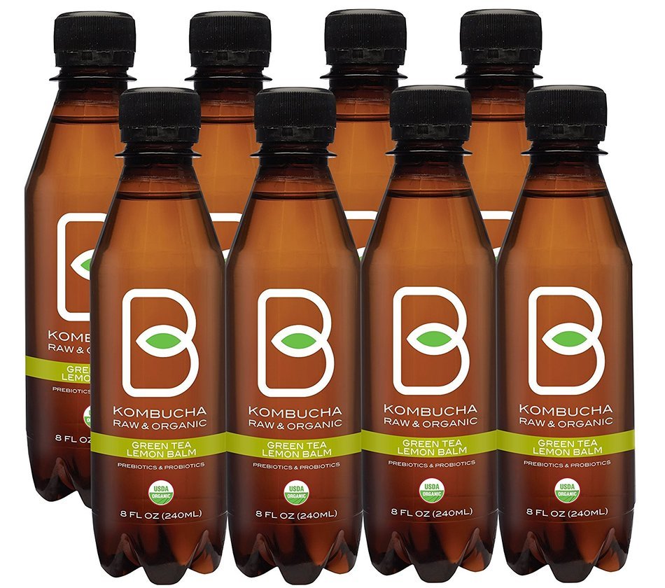 B-tea Kombucha Raw Organic Tea, Only 2g of Sugar, Probiotics and Prebiotic, Promotes Healthy Weight Loss, Kosher... N5