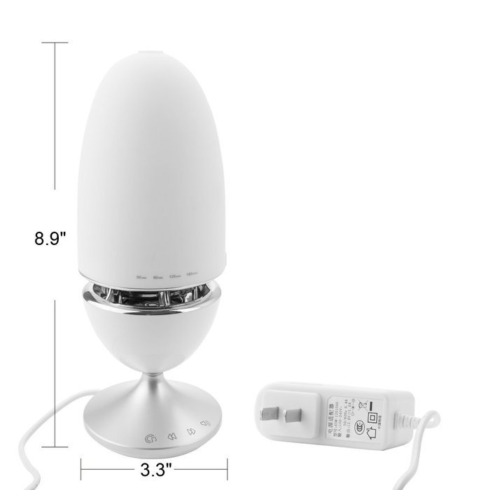 Veesee 100ml Aromatherapy Essential Oil Diffuser 7 Color Auto-Changing Mode Portable Ultrasonic Cool Mist Aroma... N3