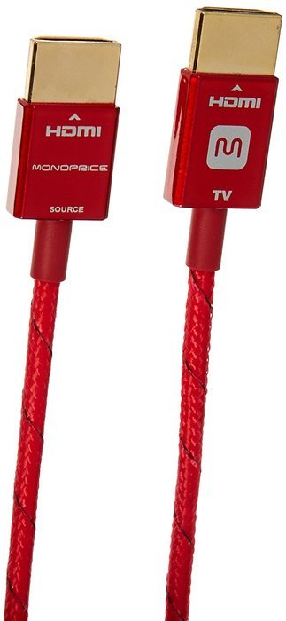 Monoprice 3ft 18Gbps Ultra Slim Series High Performance HDMI&reg; Cable w/ RedMere&reg; Technology - Blue
