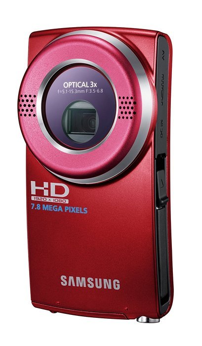 Samsung HMX-U20 Ultra-Compact Full-HD Camcorder (Red) (Discontinued by Manufacturer)