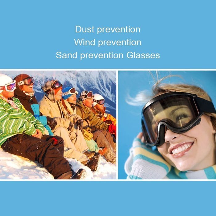 Viriber Snow Googles Windproof UV400 Motorcycle Snowmobile Ski Bicycle Riding Goggles Eyewear Sports Protective... N16
