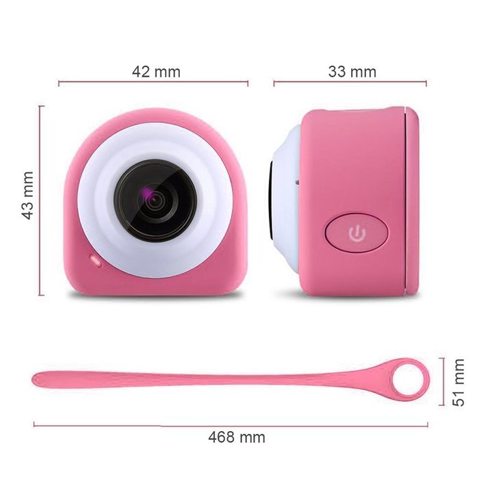 HD 1080p Digital Video Camcorder With 360&deg;Rotation Selfie Stick, COCA+ Mini Lifestyle Action Camera with Smart... N2