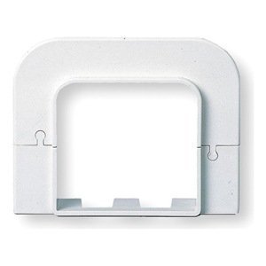 DiversiTech 230-FR3 3" Flat Wall Escutcheon Fitting for SpeediChannel Line Set Cover