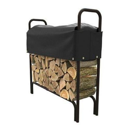 Panacea 4' Log Rack Cover Black