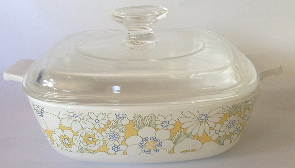 Corning Ware P-1-B 1 Quart, Floral Bouquet