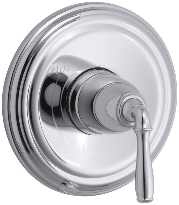 KOHLER K-T397-4-CP Devonshire Rite-Temp Pressure-Balancing Valve Trim, Polished Chrome