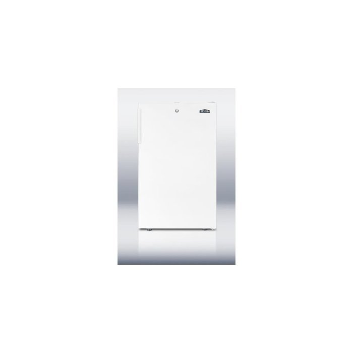 Summit FF511LBI7ADA: Commercially listed ADA Compliant 20" wide built-in undercounter all-refrigerator, auto defrost...