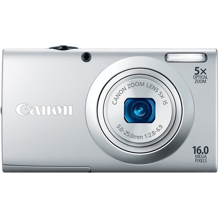 Canon PowerShot A2400 IS 16.0 MP Digital Camera with 5x Optical Image Stabilized Zoom 28mm Wide-Angle Lens with... N5
