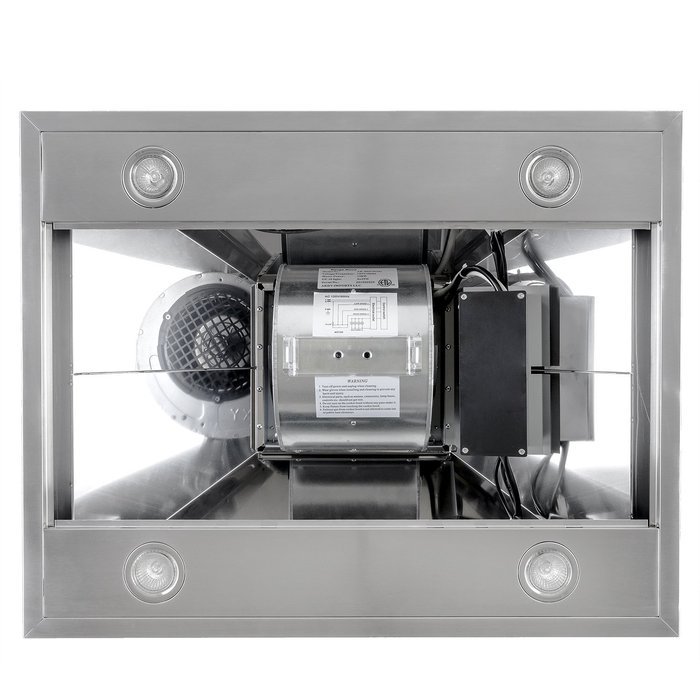AKDY 30" Stainless Steel Island Mount Dual LED Touch Control Panel Kitchen Ductless Range Hood w/ Remote AZ-B02... N2