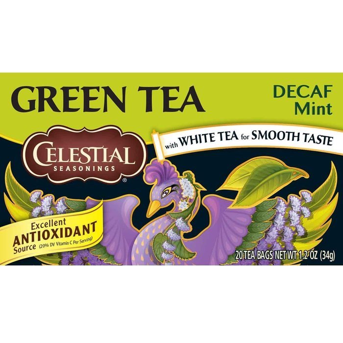 Celestial Seasonings Decaf Mint Green Tea, 20 Count (Pack of 6) N71