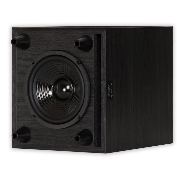 Acoustic Audio RWSUB-6 Down Firing Powered Subwoofer (Black) N4