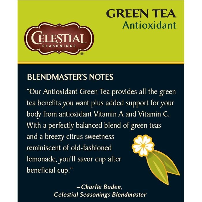 Celestial Seasonings Decaf Mint Green Tea, 20 Count (Pack of 6) N79