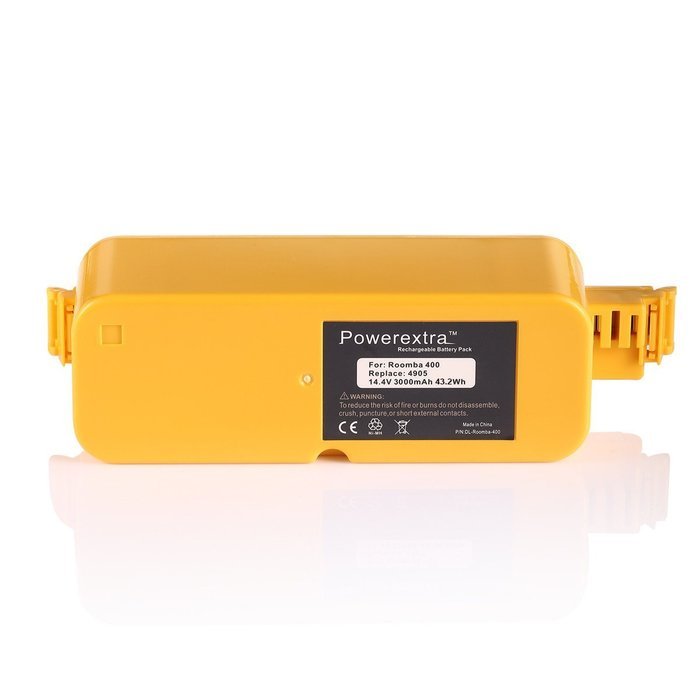 Powerextra 14.4V Replacement Battery with Hard Case iRobot Roomba APS 4905 400 Series Vacuum Cleaner