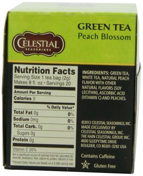 Celestial Seasonings Decaf Mint Green Tea, 20 Count (Pack of 6) N82