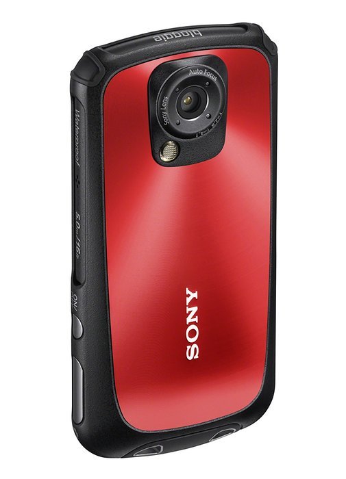 Sony Bloggie Sport (MHSTS22) Waterproof Video Camera with 4x Digital Zoom and 2.7-Inch Touchscreen LCD (Red) (... N2