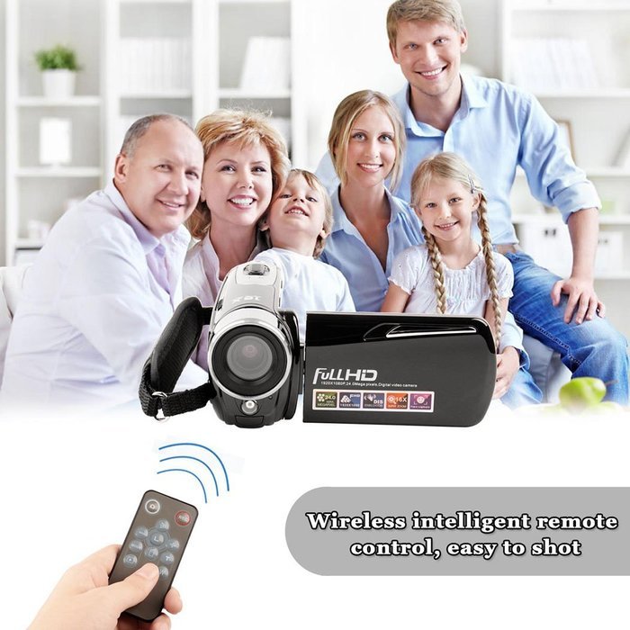 inkint Night Vision Video Camera HD 1920x1080P Digital Video Camera TFT-LCD Touch Screen Camcorder Remote Control... N4