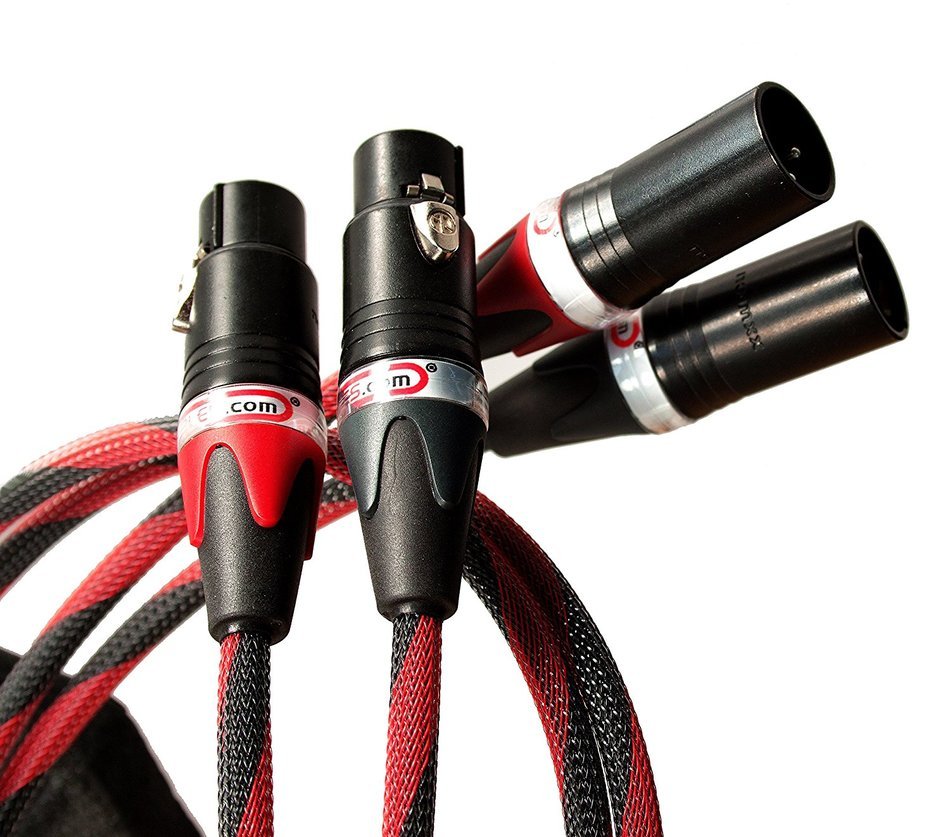 Better Cables Silver Serpent II Balanced XLR Audio Cable - 3 meter (9.84 feet) - Stereo Pair (2 cables) - High-End...