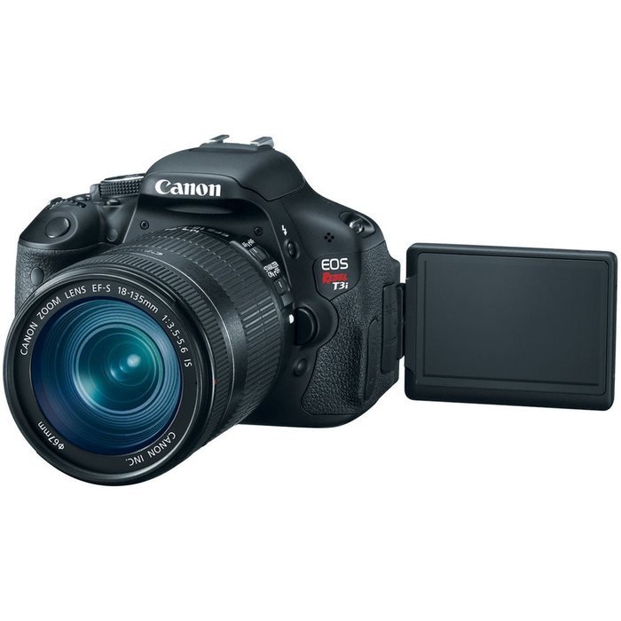 Canon EOS Rebel T3i Digital SLR Camera with EF-S 18-55mm f/3.5-5.6 IS Lens (discontinued by manufacturer) N3