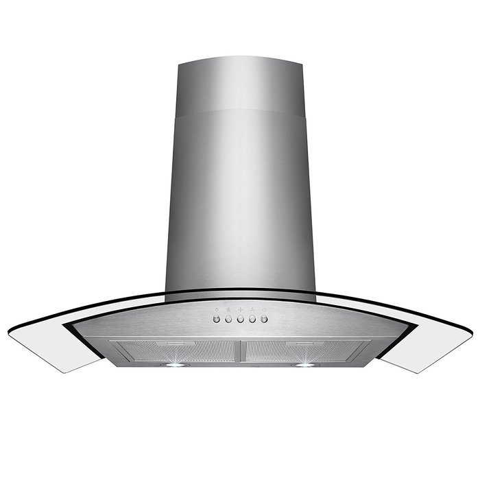 Golden Vantage Stainless Steel 36" Euro Style Wall Mount Range Hood GV-H703S-90 N2