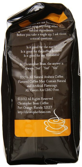 Christopher Bean Coffee Flavored Whole Bean Coffee, Chocolate Decadence, 12 Ounce N3