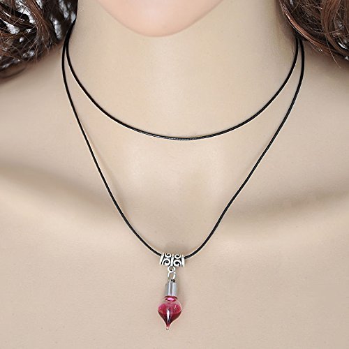 2016 New Design Gothic Vampire Blood Bottle Choker Pendant Halloween Necklace