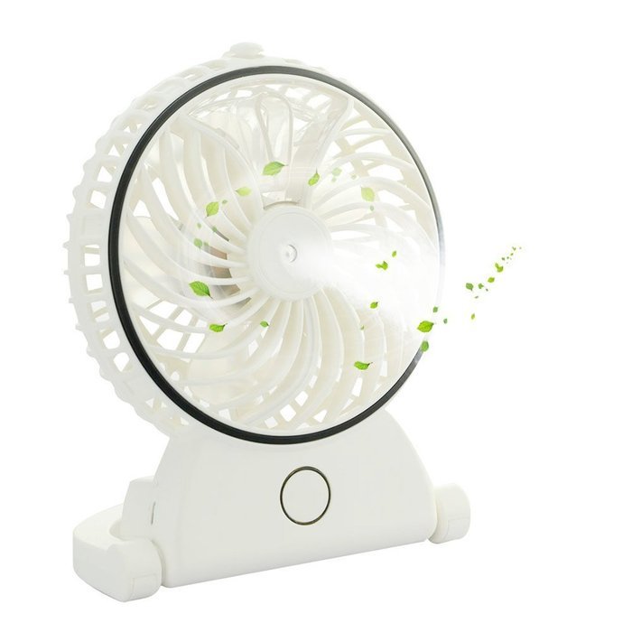 Comsmart Mini Desk Fan Handheld USB Misting Cooling Fan with Humidifier Rechargeable Battery for Home Office and... N2