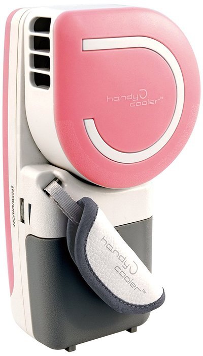 The Original Handy Cooler Small Fan & Mini-Air Conditioner, Pink