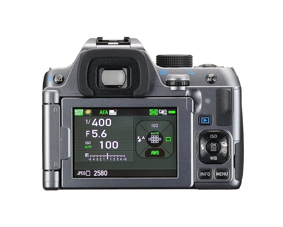 Pentax K-70 Weather-Sealed DSLR Camera with 18-135mm Lens (Silver) N6